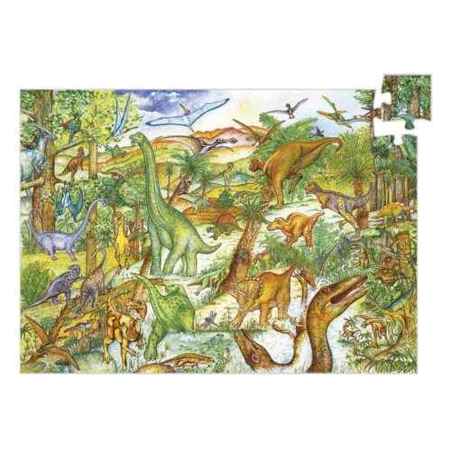 Puzle observació - Dinosaures