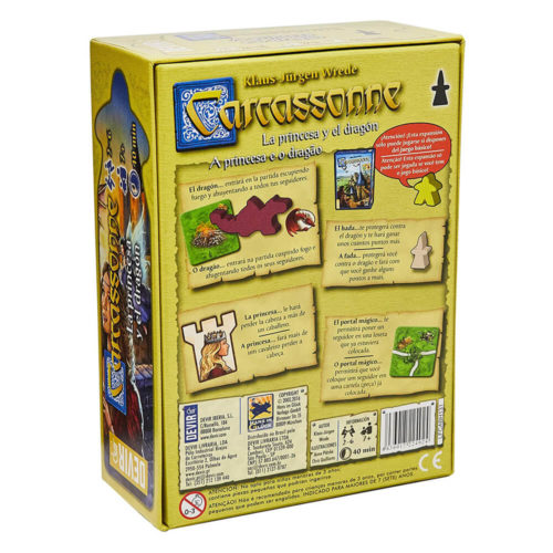 carcassonne princesa y dragon