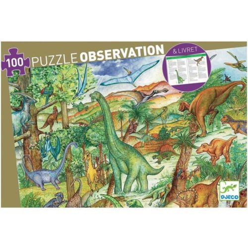 Puzle observació - Dinosaures