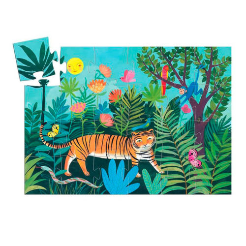puzle silueta el passeig del tigre