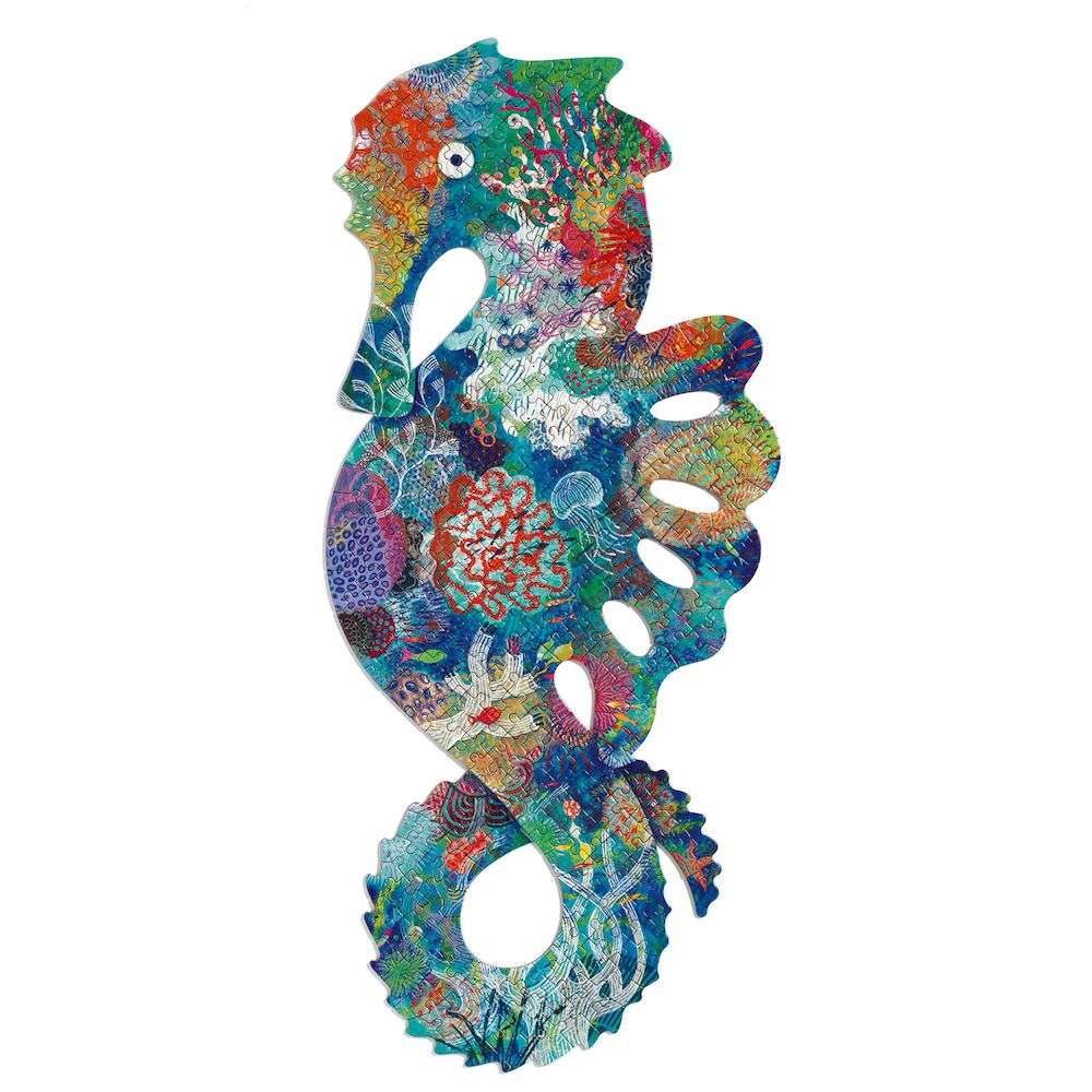 puzzle art - seahorse