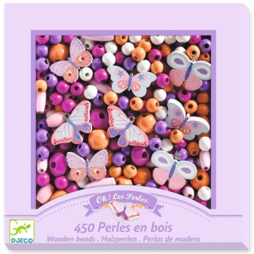 perles de fusta papallones