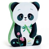 Puzle silueta Leo el panda