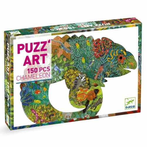 puzzle art-chameleon
