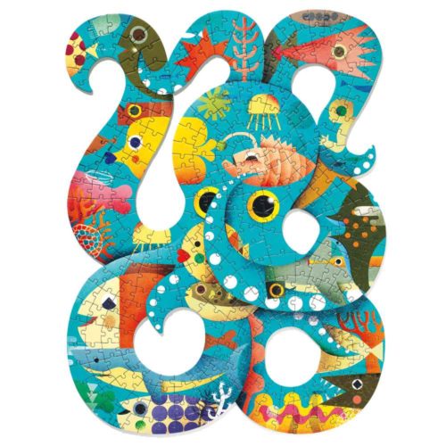 puzzle art octopus