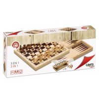 3 en 1 – Escacs, dames i backgammon
