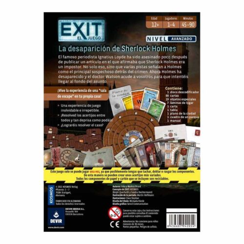 exit 23 la desaparicion de sherlock holmes