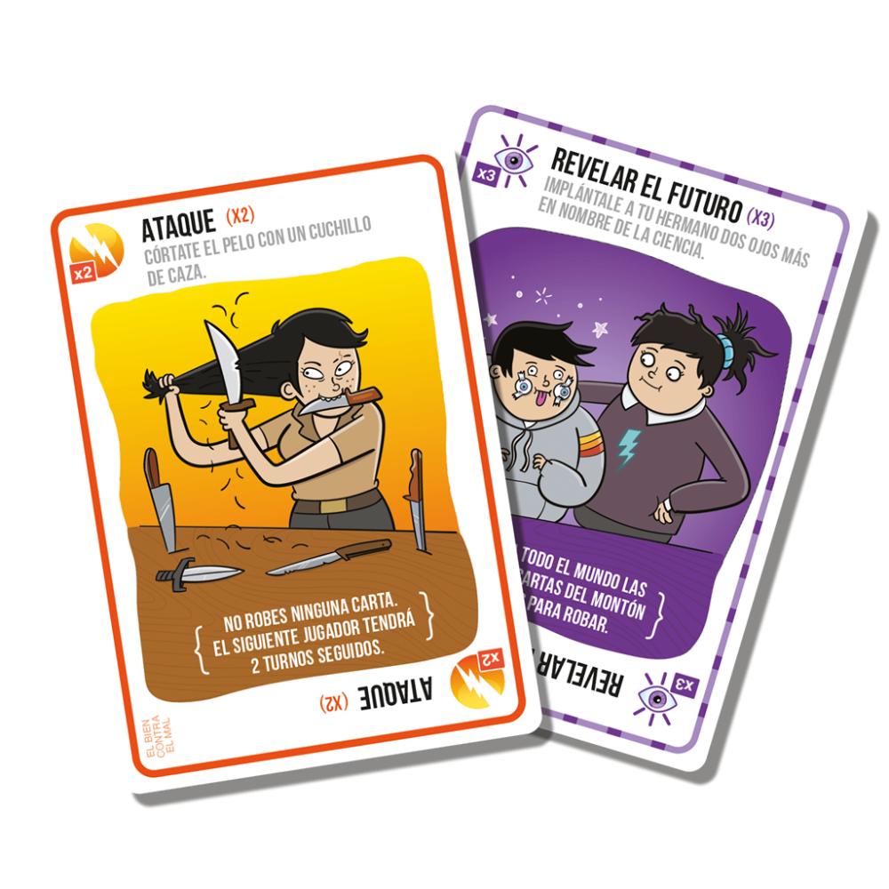 exploding kittens el bien contra el mal