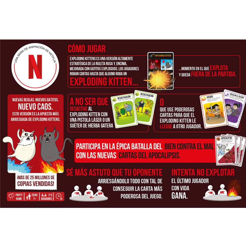 exploding kittens el bien contra el mal