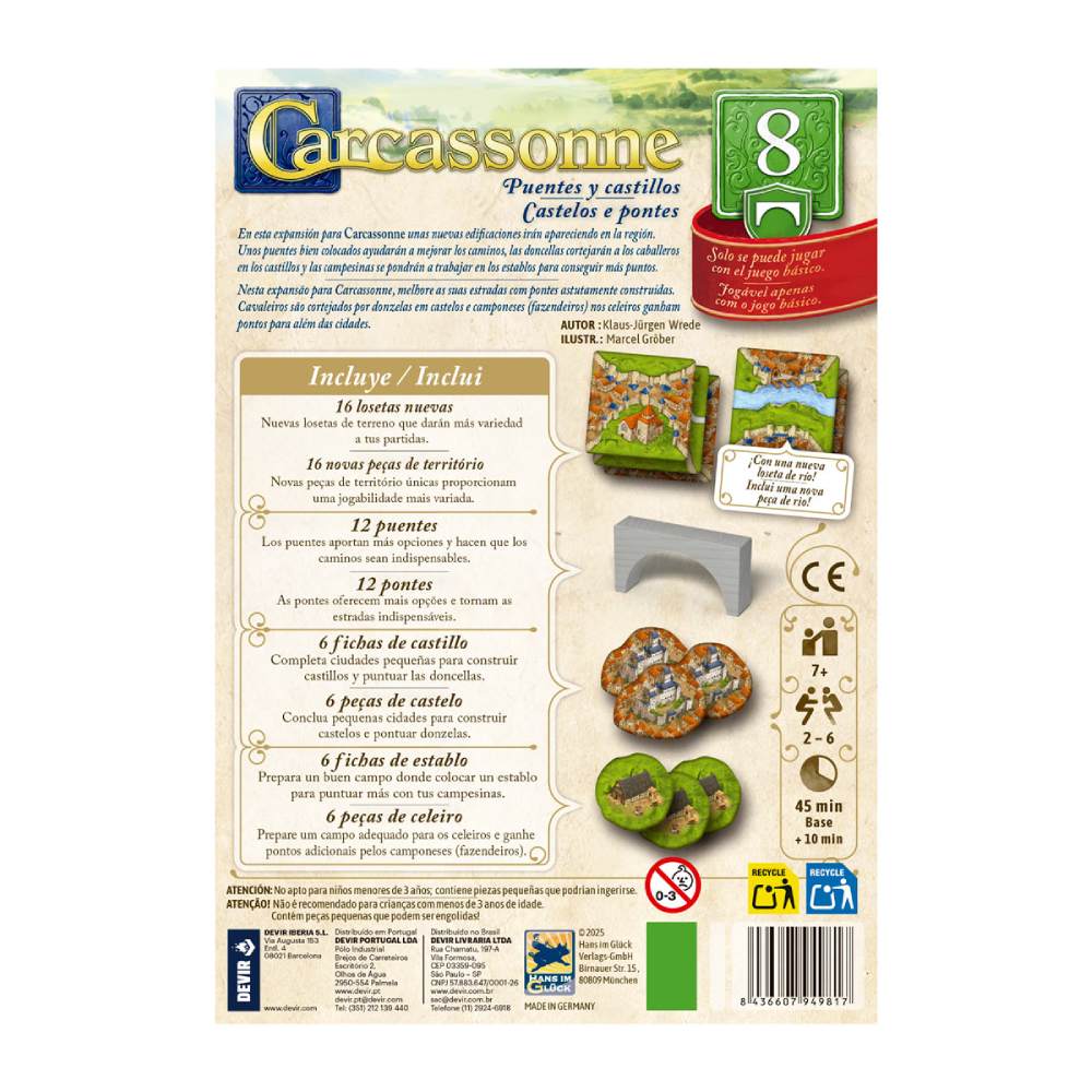 Carcassonne exp 8 - Puentes y castillos - Imatge 2